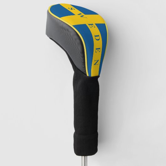 Zweeds vlag van Zweedse douane-chauffeur Golfheadcover (Schuin)