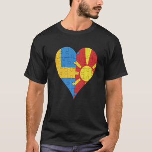 Zweeds Vlaggenhoofd T-shirt