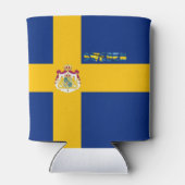 Zweeds wapenschild blikjeskoeler (Achterkant)