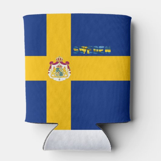 Zweeds wapenschild blikjeskoeler (Achterkant)