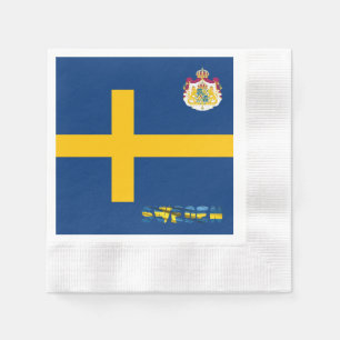 Zweeds wapenschild servet