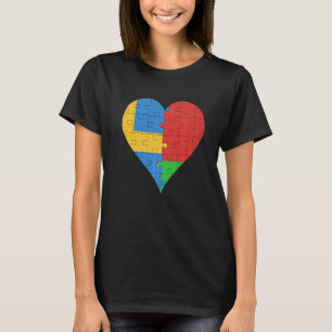 Zweeds Wit-Russisch Vlag Hart T-shirt