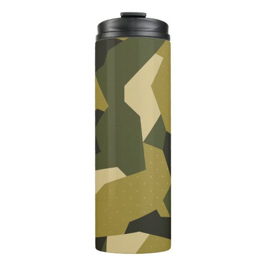 Zweedse Camo Advanced Green Thermosbeker (Voorkant)