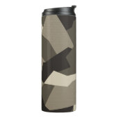 Zweedse Camo Advanced Grey Thermosbeker (Gedraaid links)