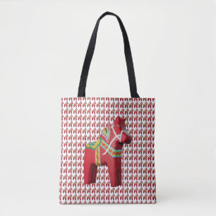 Zweedse Canvas tas Dala Horse