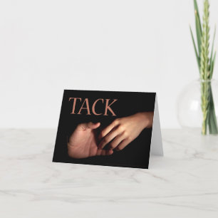 Zweedse creditcard bedankkaart