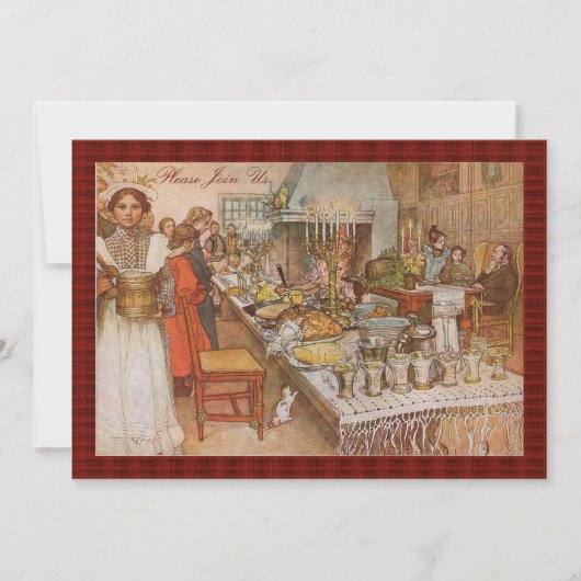  Zweedse feestdag Brunch door Carl Larsson Kaart (Voorkant)