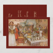  Zweedse feestdag Brunch door Carl Larsson Kaart (Voorkant / Achterkant)