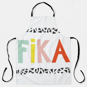 Zweedse fika kleuren schort
