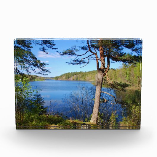 Zweedse fjord fotoblokken (Voorkant)