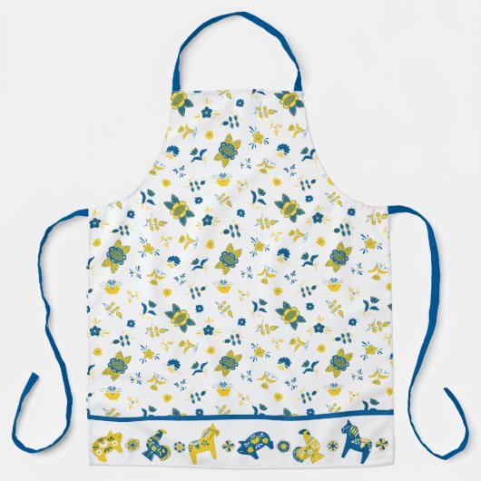 Zweedse Folk Art Schort (Voorkant)