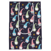 Zweedse Gnomen Pattern Gift Bag Medium Cadeauzakje (Achterkant)