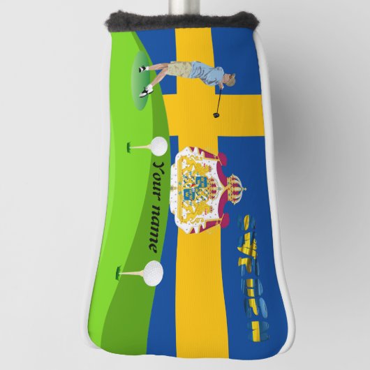 Zweedse goufer golfheadcover (Draai 90)