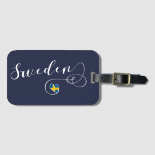 Zweedse hartvlag, Zweden Bagagelabel