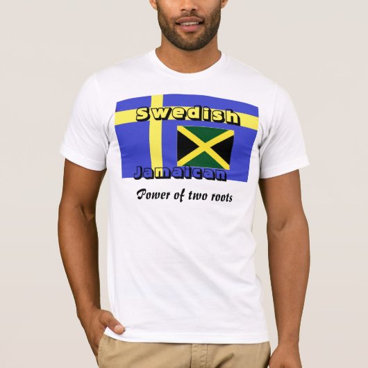 Zweedse jamaicaanse t-shirts (Voorkant)