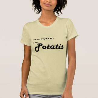 Zweedse "Je zegt aardappel" T-shirt