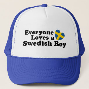 Zweedse jongen trucker pet