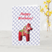 Zweedse Kaart voor paardenvogels (Gele Bloem)