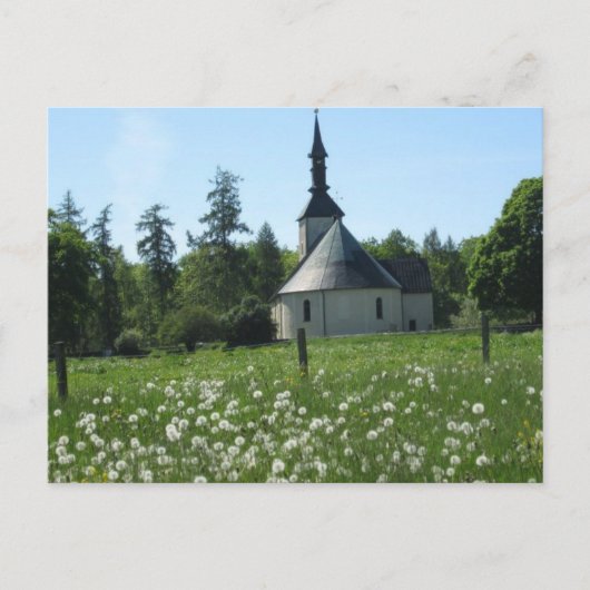 Zweedse kerk briefkaart (Voorkant)