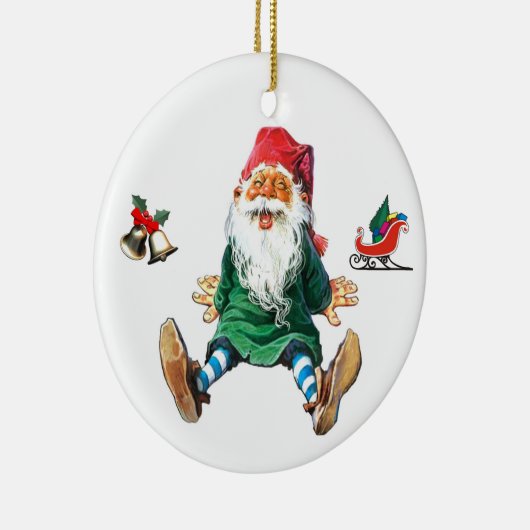 Zweedse kerstgenote keramisch ornament (Rechts)