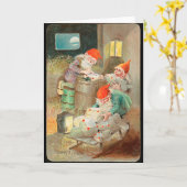 Zweedse kerstman (door Jenny Nyström) Kaart (Gele Bloem)