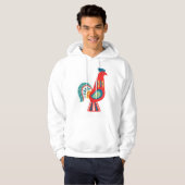 Zweedse kroon hoodie (Voorkant volledig)