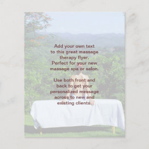 Zweedse Massage Foto Flyer