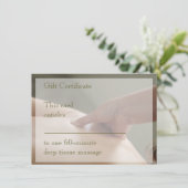 Zweedse massagefoto - Thumb - Cadeaubon (Staand voorkant)