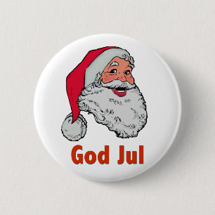 Zweedse/Noorse Santa Button