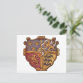 Zweedse oude wapenstilstand briefkaart (Staand voorkant)