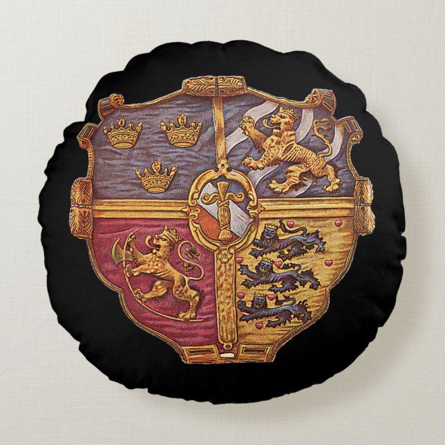 Zweedse oude wapenstilstand rond kussen (Voorkant)