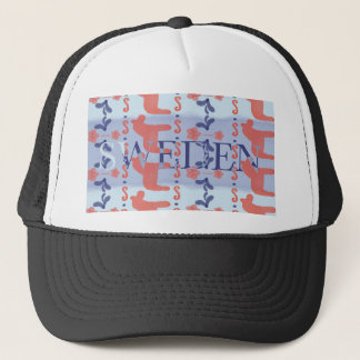 Zweedse Patroon Hoed Trucker Pet