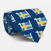 Zweedse penseelvlag stropdas (Opgerold)