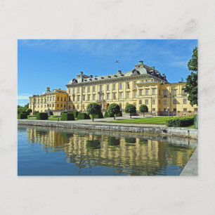 Zweedse postkruising Stockholm Drottningholm Palei Briefkaart