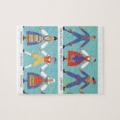 Zweedse regionale kostuums Legpuzzel (Horizontaal)