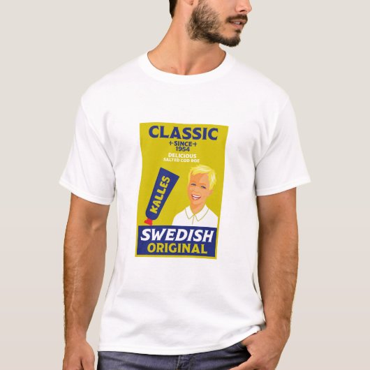Zweedse smörgåskaviar Vis Kaviar T-shirt (Voorkant)