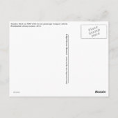 Zweedse spoorwegbus PMV 3799 Briefkaart (Achterkant)