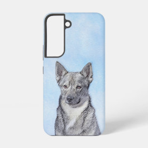 Zweedse Vallhund Schilderij - Mooie Originele Hond Samsung Galaxy Hoesje