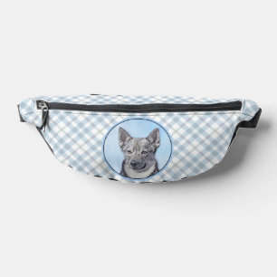 Zweedse Vallhund Schilderij Mooie Originele Honden Heuptasje