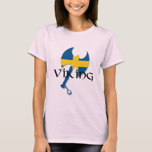 Zweedse Viking vlag Ax van Zweden T-shirt