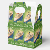 Zweedse Vintage-reisdienst Bedankdoosjes (Geopend)