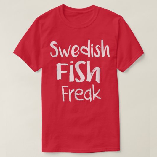 Zweedse vis Freak T-shirt (Design voorkant)