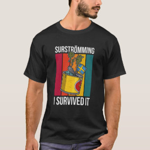 Zweedse visspecialiteit Surstromming puke fi T-shirt
