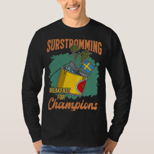 Zweedse visspecialiteit Surstromming puke fi T-shirt