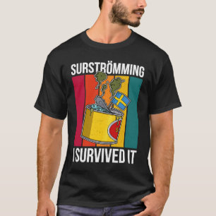 Zweedse visspecialiteit Surstromming puke fi T-shirt