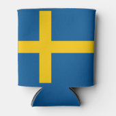 Zweedse vlag blikjeskoeler (Voorkant)