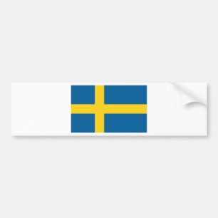 Zweedse vlag bumpersticker
