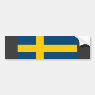 Zweedse vlag bumpersticker