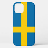 Zweedse vlag Case-Mate iPhone case (Achterkant)