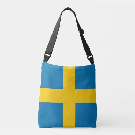 Zweedse vlag crossbody tas (Voorkant)